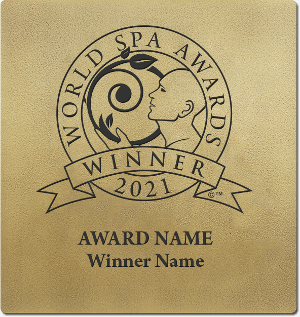 World Spa Awards winner wall plaque